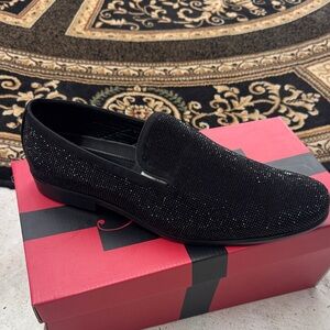 Amalfi Glittering Black Loafers